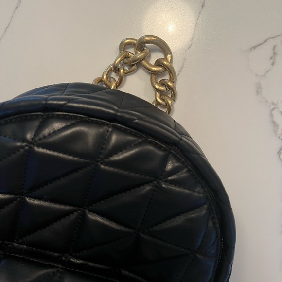 Zara Bags Zara Chain Strap Quilted Backpack Poshmark